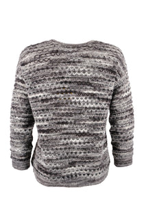 Vedi Minimalist Oversize 3/4 Kol Kadın Kazak - Günlük Kullanım