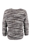 Vedi Minimalist Oversize 3/4 Kol Kadın Kazak - Günlük Kullanım