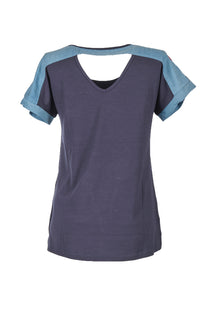 Vedi Minimalist Vintage Kadın T-Shirt - Kısa Kol Günlük