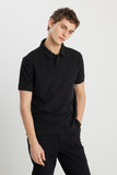 Wrangler Erkek Minimalist Polo Yaka Kısa Kol T-Shirt - Günlük Stil