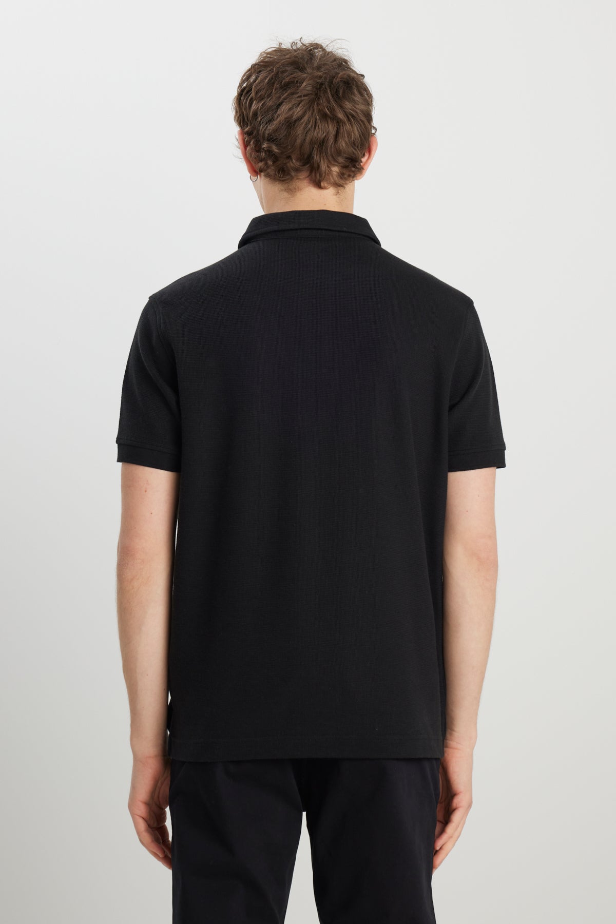 Wrangler Erkek Minimalist Polo Yaka Kısa Kol T-Shirt - Günlük Stil