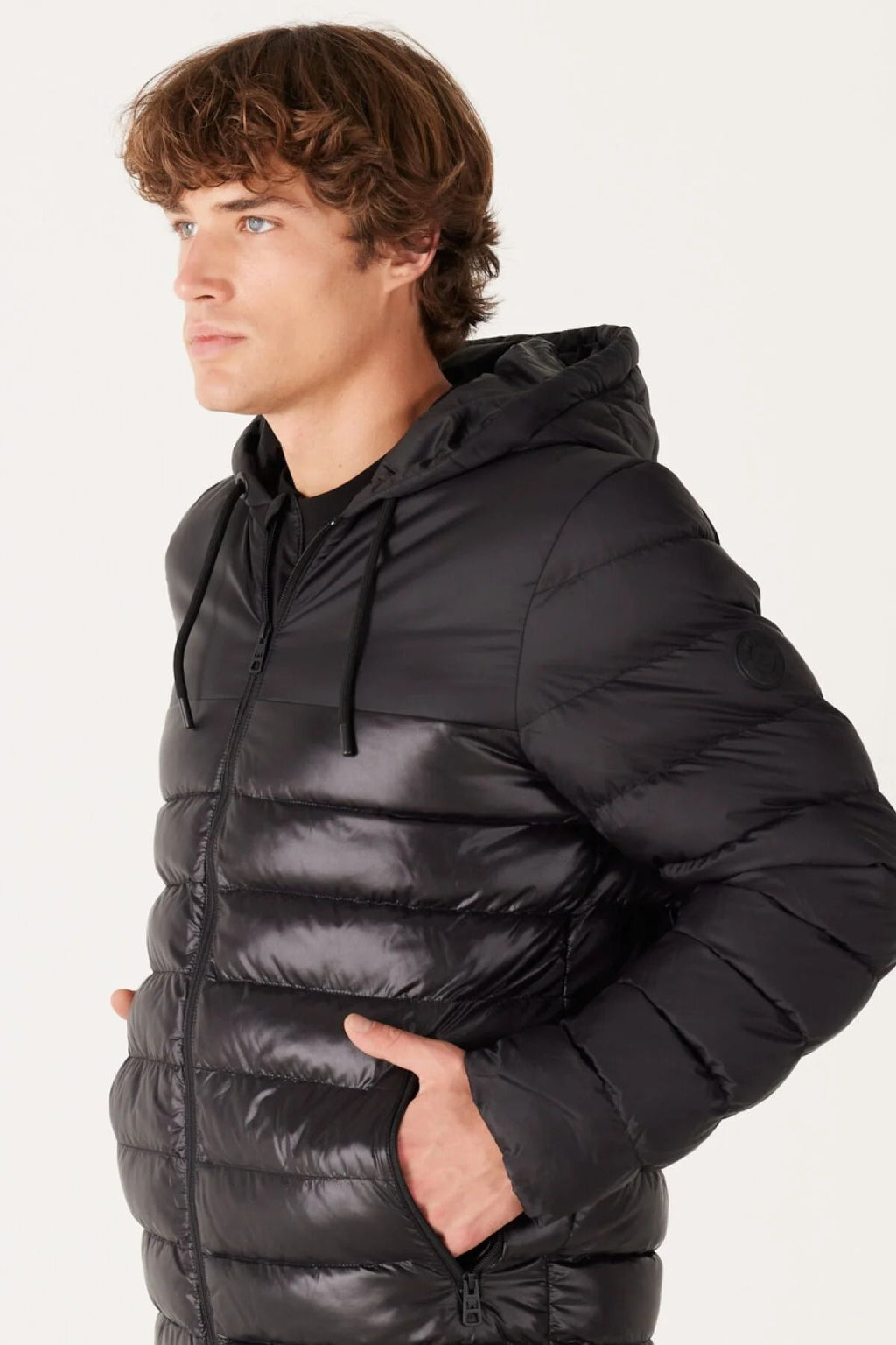 Wrangler Minimalist Kapüşonlu Erkek Mont - Günlük Kışlık