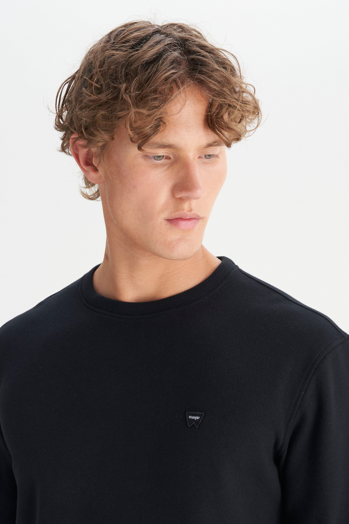 Wrangler Erkek Regular Fit Normal Kesim Bisiklet Yaka Selanik Örgü Sweatshirt