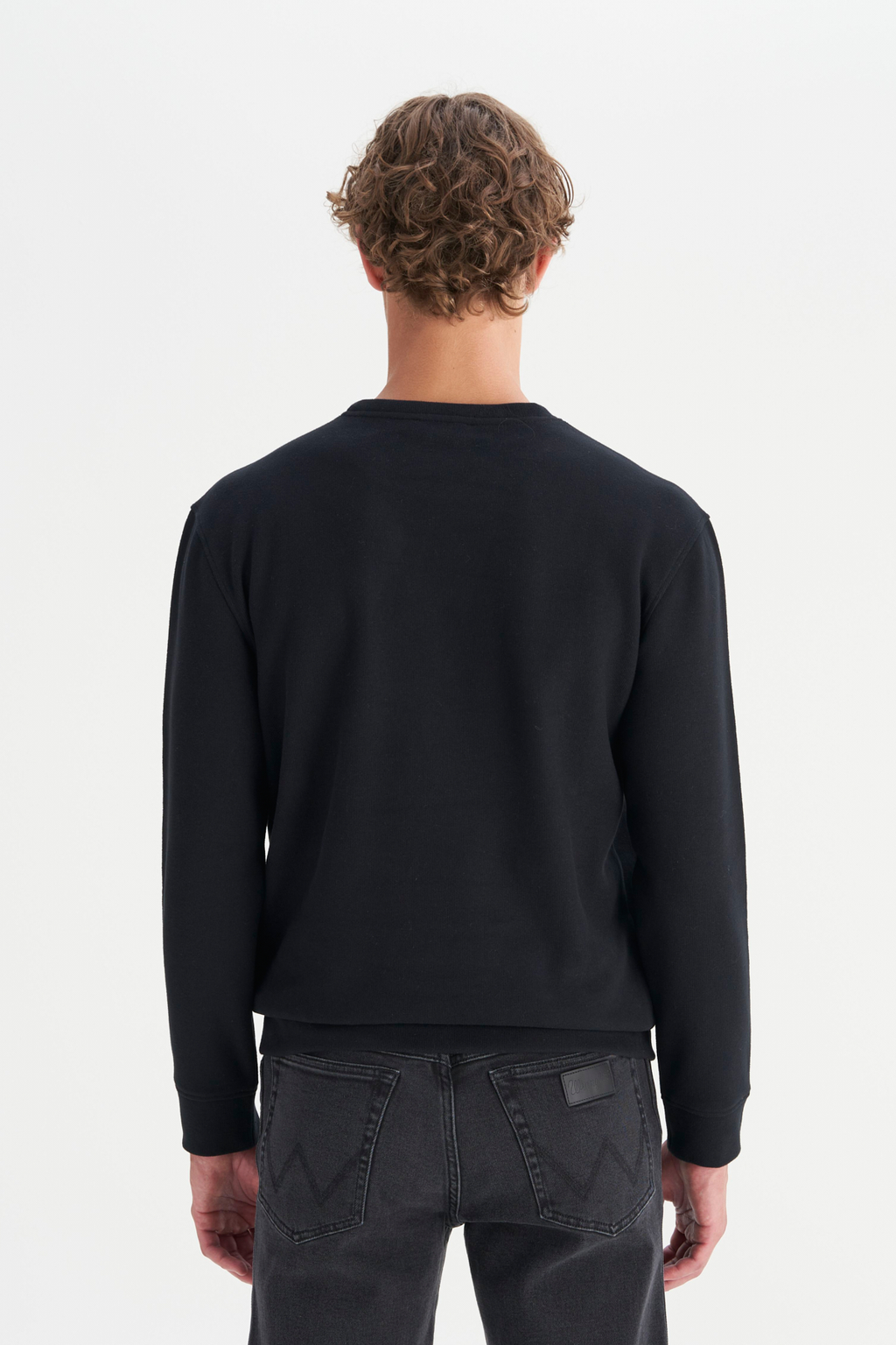 Wrangler Erkek Regular Fit Normal Kesim Bisiklet Yaka Selanik Örgü Sweatshirt