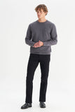 Wrangler Men's Regular Fit Crew Neck Rib Knit Sweatshirt