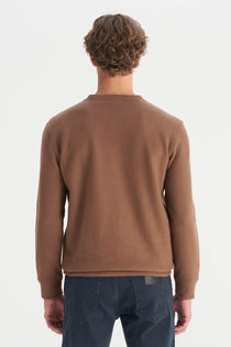 Wrangler Erkek Regular Fit Normal Kesim Bisiklet Yaka Selanik Örgü Sweatshirt