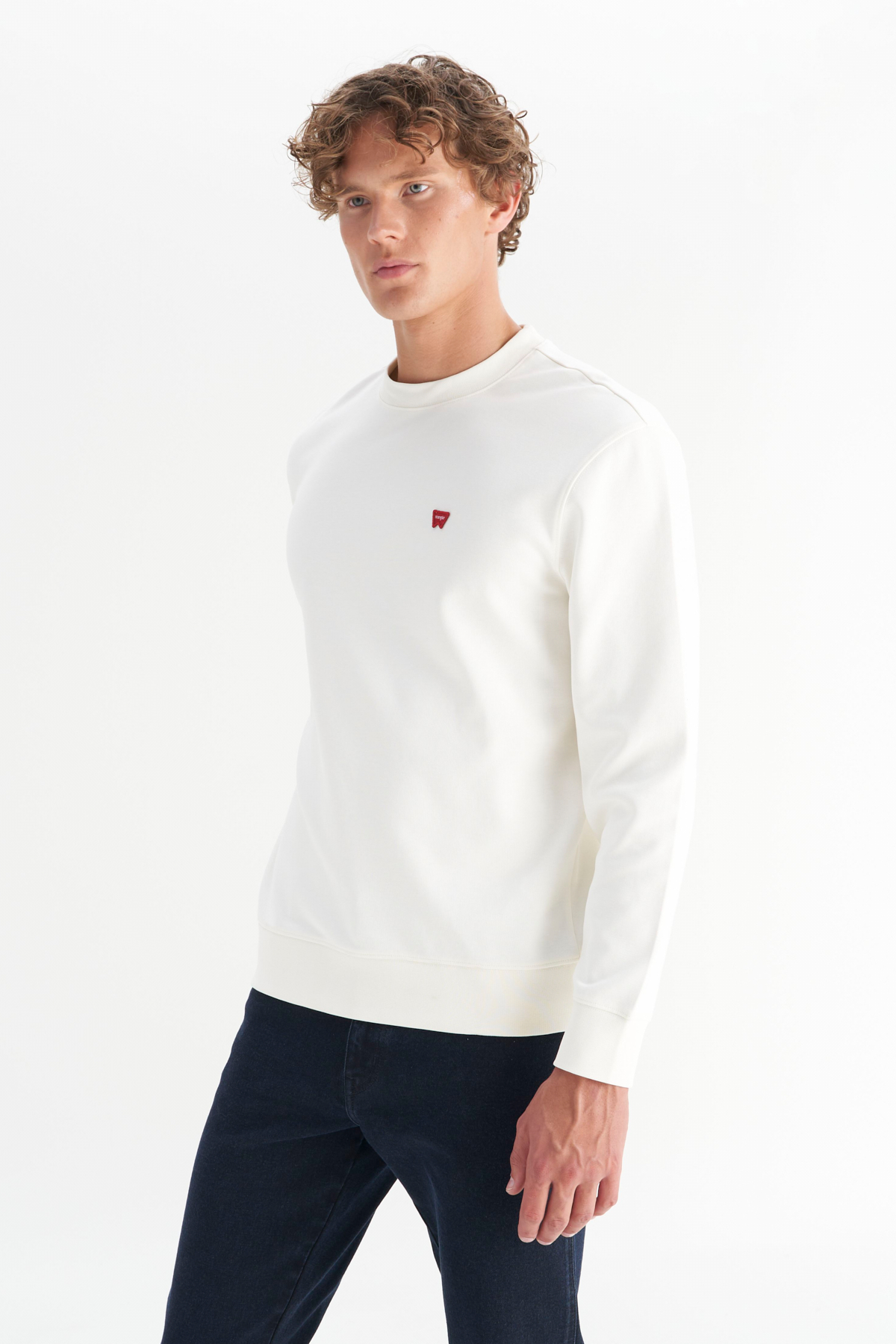 Wrangler Erkek Bisiklet Yaka Regular Kalıp Örme Uzun Kollu Sweatshirt W2520255W02 Secondary image