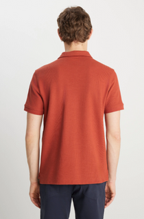 Wrangler Erkek Pamuklu Polo Yaka Kısa Kollu Düz T-Shirt Standart Kalıp