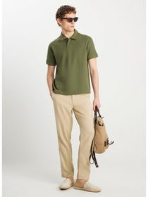 Wrangler Erkek Regular Fit Polo Yaka Pike Pamuklu Kısa Kollu T-Shirt