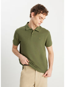 Wrangler Erkek Regular Fit Polo Yaka Pike Pamuklu Kısa Kollu T-Shirt