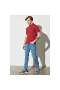 Wrangler Erkek Kısa Kol Polo Yaka Tişört - Minimalist Günlük Stil