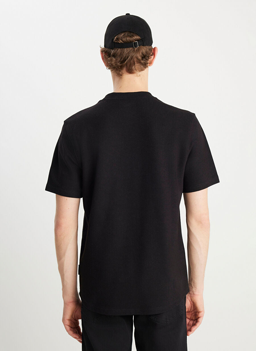Wrangler Minimalist Erkek T-Shirt - Regular Fit Kısa Kol