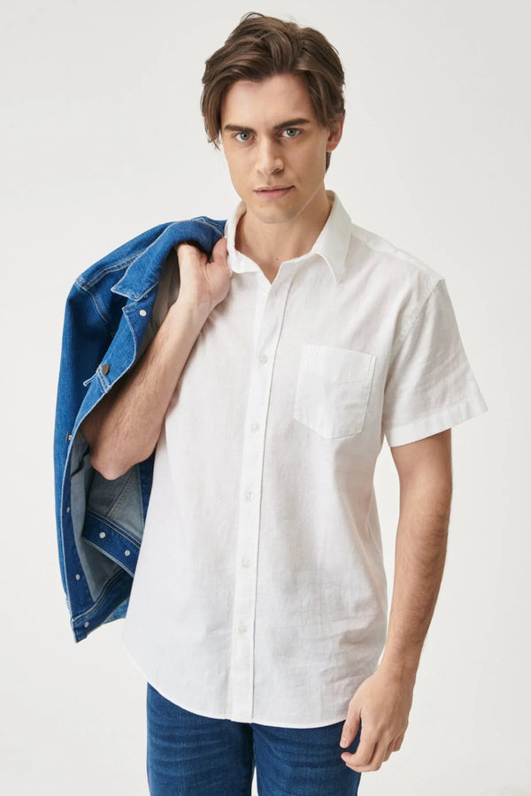 Wrangler Oversize Kısa Kol Erkek Gömlek - Minimalist Stil