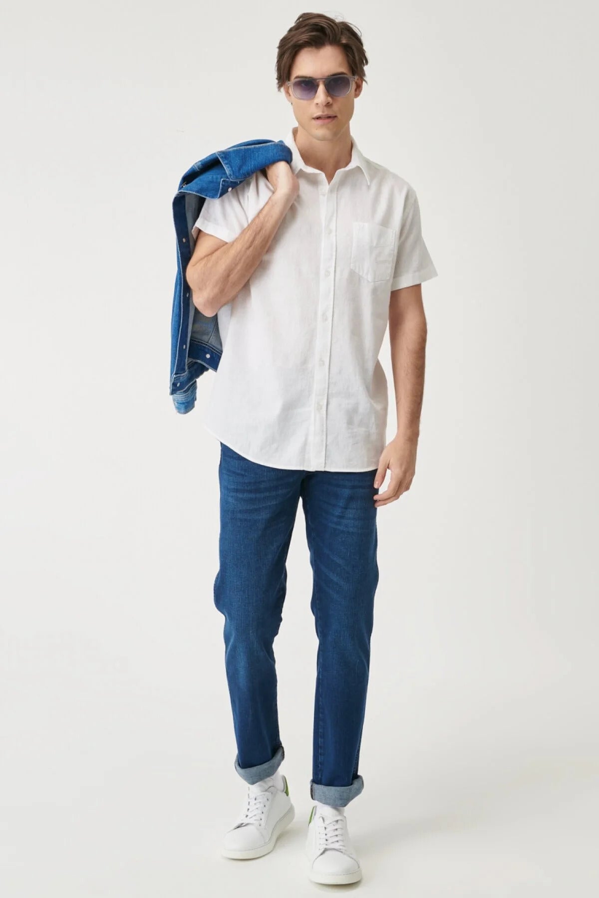 Wrangler Oversize Kısa Kol Erkek Gömlek - Minimalist Stil Secondary image