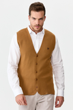 Men's Thin Knit Plain Vest Pattern