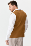Men's Thin Knit Plain Vest Pattern