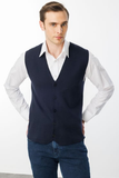 Men's Thin Knit Plain Vest Pattern