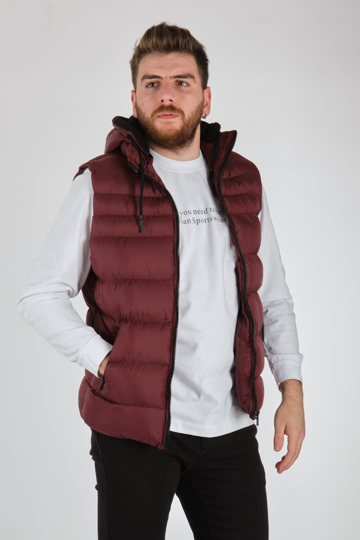 Rugu Erkek Yelek 11-2122 İkincil görsel