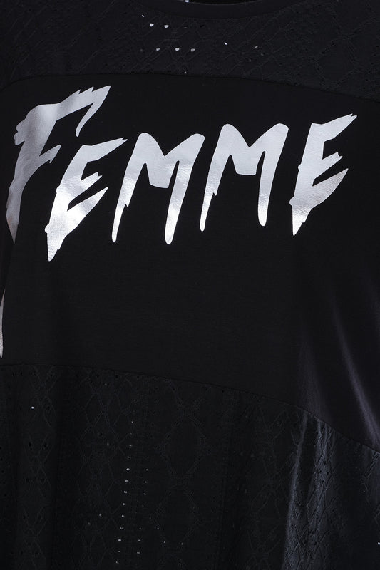 Ysatis Oversize Minimalist Kadın Bluz - Kısa Kol