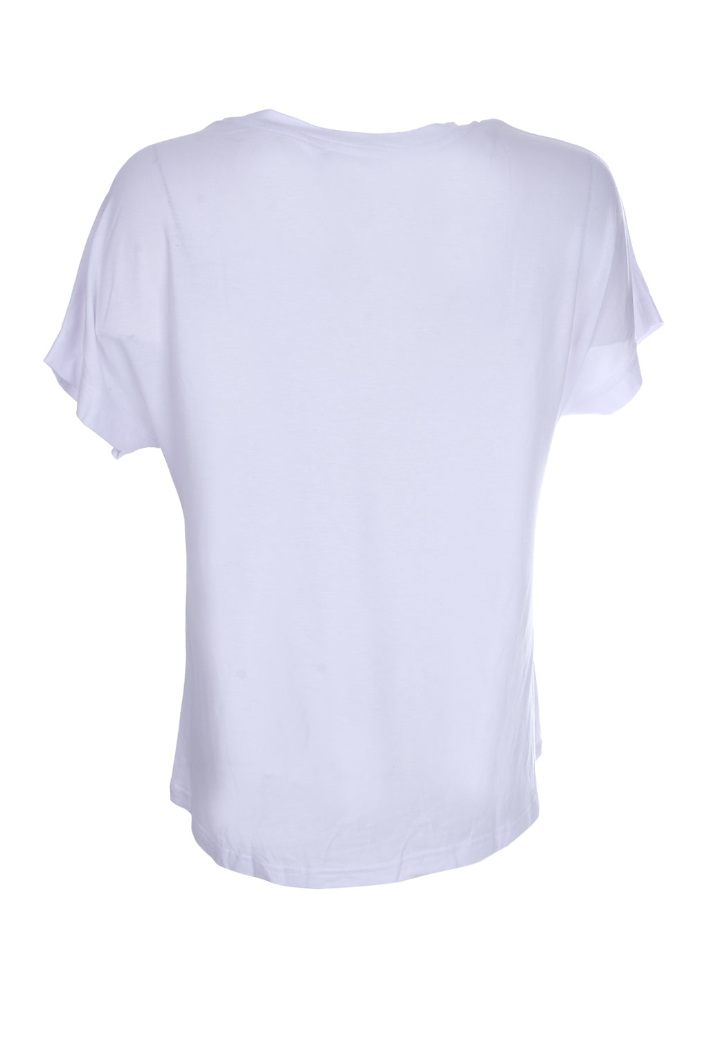Ysatis Oversize Minimalist Kalp Desenli Kadın Bluz - Kısa Kol