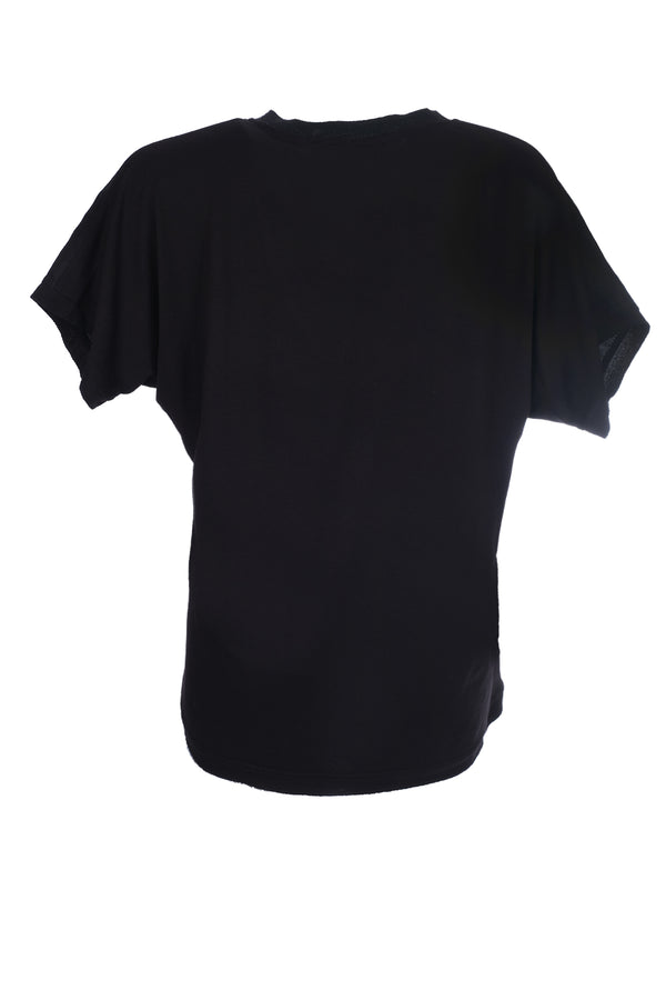 Ysatis Minimalist V Yaka Oversize Crop Bluz - Rahat ve Şık