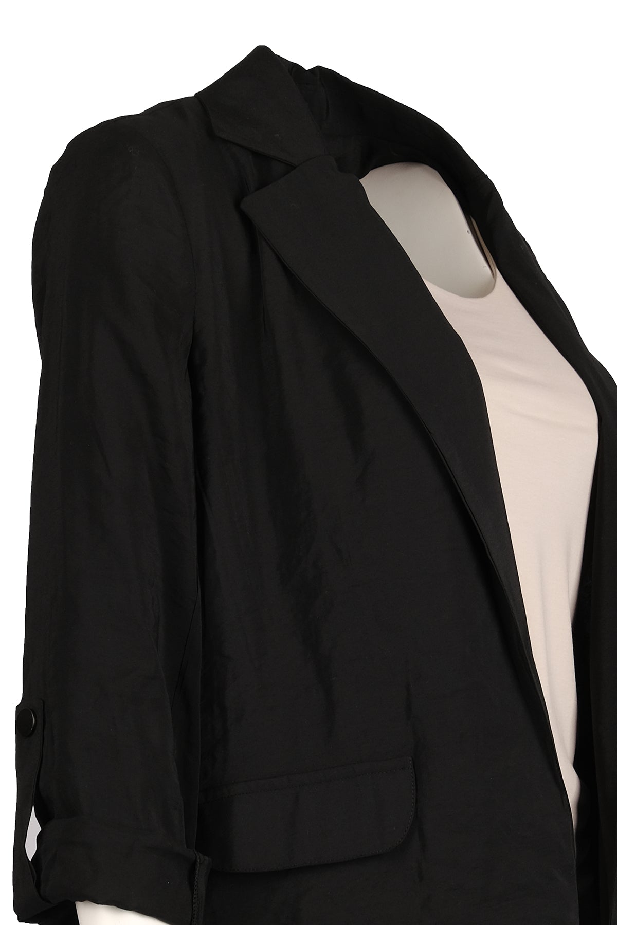 Ysatis Minimalist Oversize 3/4 Kol Kadın Ceket - Günlük Şıklık Secondary image