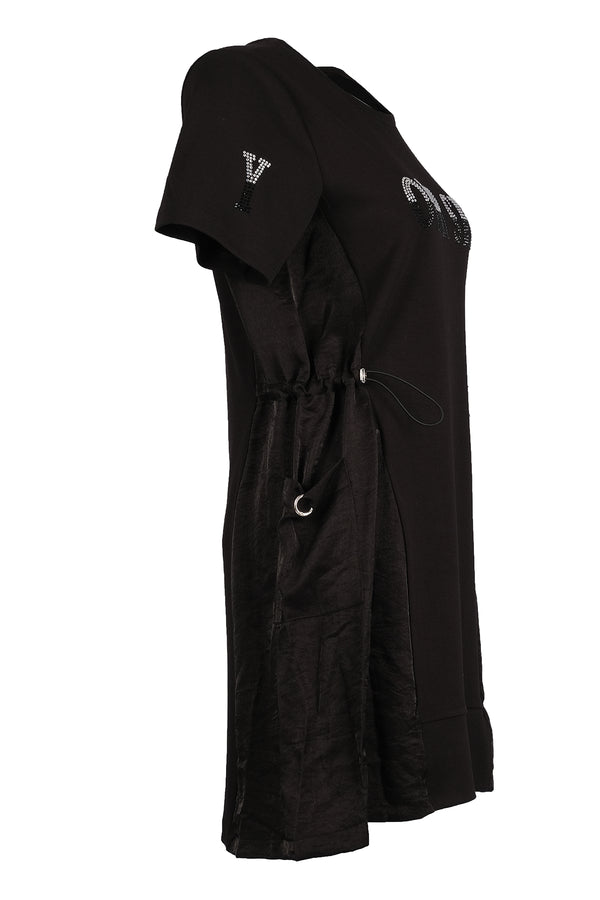 Ysatis Oversize Midi Elbise - Kısa Kol - Günlük Şıklık