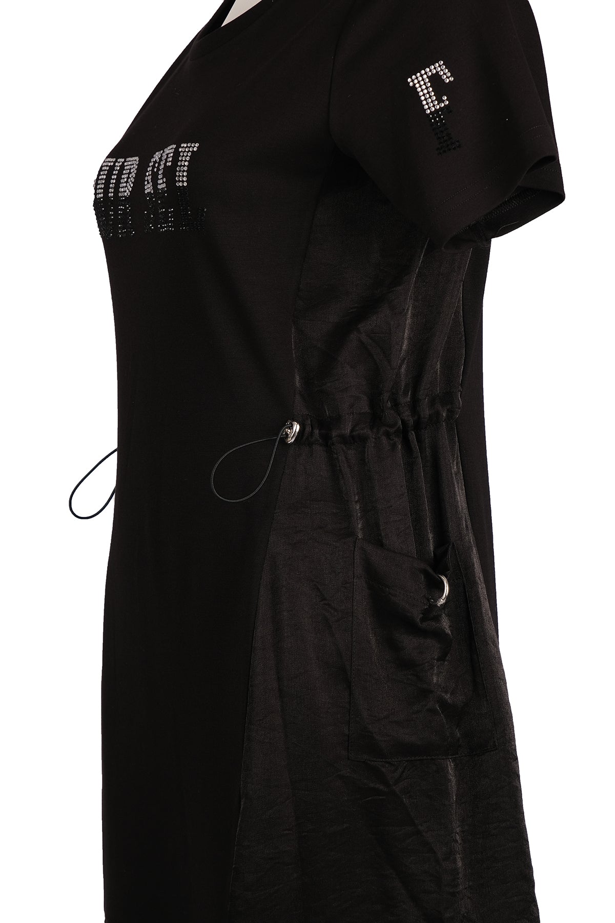 Ysatis Oversize Midi Elbise - Kısa Kol - Günlük Şıklık