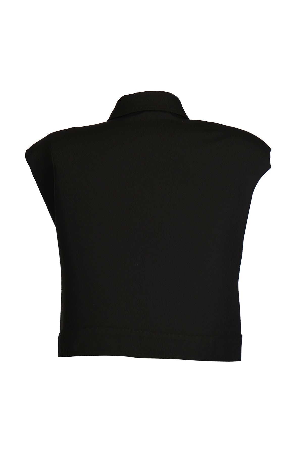 Ysatis Oversize Kolsuz Crop Yelek - Minimalist Şıklık