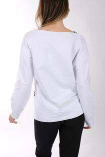 Ysatis Minimalist Oversize V Yaka Uzun Kol Kadın Bluz - Günlük & Özel Gün